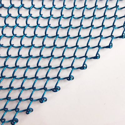 Metal Mesh Curtains And Coil Mesh Drapery For Room Partition