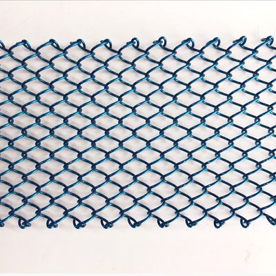 Customized Mesh Chain Link Backdrop Decoration Galvanized Garden Fencing Security Fence Fabric Roll Post
