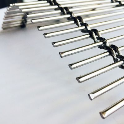 High Strength Architectural Wire Mesh Stainless Steel/Copper/Brass Polished Surface ISO9001 Certified