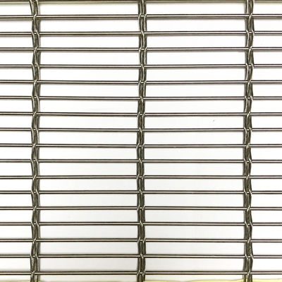 Corrosion Resistant Architectural Woven Wire Mesh Stainless Steel Heavy Duty 1.2 Kgs