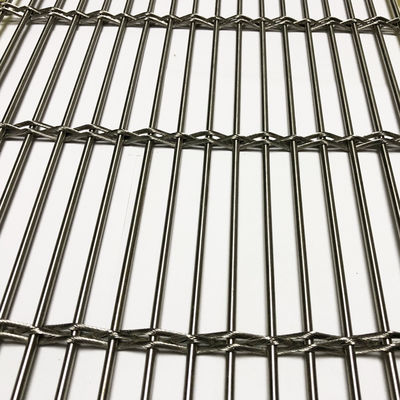 Corrosion Resistant Architectural Woven Wire Mesh Stainless Steel Heavy Duty 1.2 Kgs