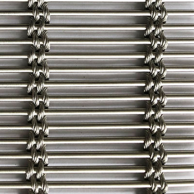 Heavy Duty Wire Anti Corrosive 1.2 Kgs Plain Weave Architectural Mesh ISO9001 Certified