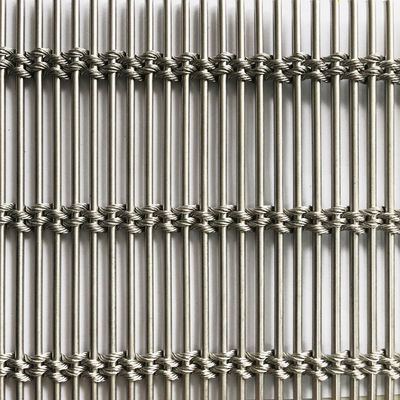 Heavy Duty Wire Anti Corrosive 1.2 Kgs Plain Weave Architectural Mesh ISO9001 Certified