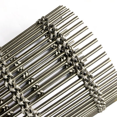 Heavy Duty Wire Anti Corrosive 1.2 Kgs Plain Weave Architectural Mesh ISO9001 Certified