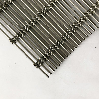 Heavy Duty Wire Anti Corrosive 1.2 Kgs Plain Weave Architectural Mesh ISO9001 Certified