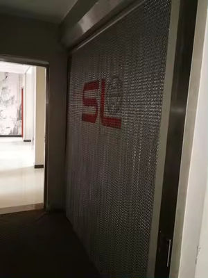 Aluminum Anoding Customizable Flexible Metal Mesh Fabric For Curtains Partitions And Ceiling