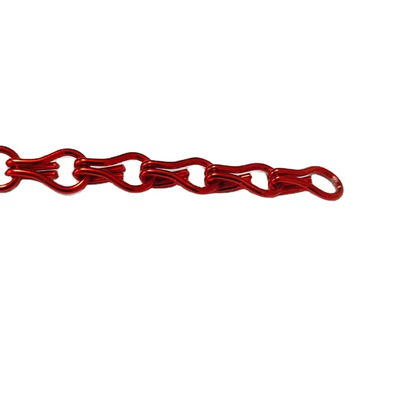 Durability Aluminium Chain Fly Screen With Good Ventilation Custom Curtain Pattern