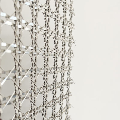 Elegant Architectural Metal Mesh Woven Wire Mesh For Decorative Screens For Furniture