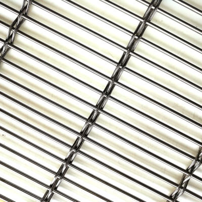 304 Stainless Steel Architectural Wire Mesh For Exterior Facade Cladding