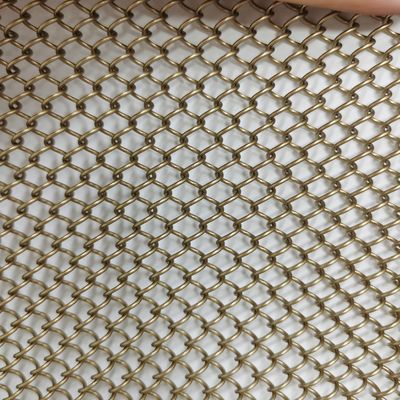Durable Architectural Woven Wire Mesh Innovative Acoustic Baffle Curtains And Ceiling