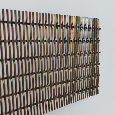 Anodized Aluminum Woven Wire Fabric Mesh Crimped Woven Wire Mesh For Fence