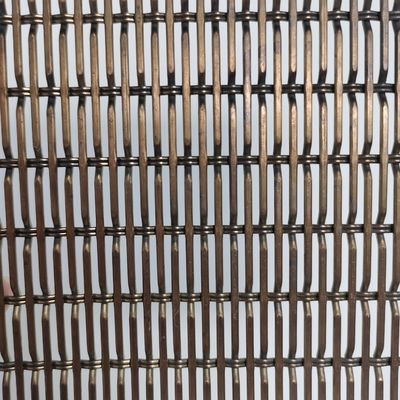 Anodized Aluminum Woven Wire Fabric Mesh Crimped Woven Wire Mesh For Fence