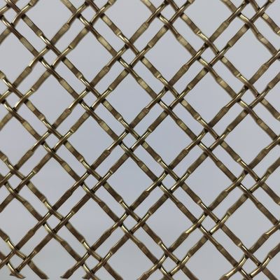Architectural Crimped Woven Wire Mesh Metal Wire Mesh As Railing Can Be Used As Interior &amp; Exterior Safety