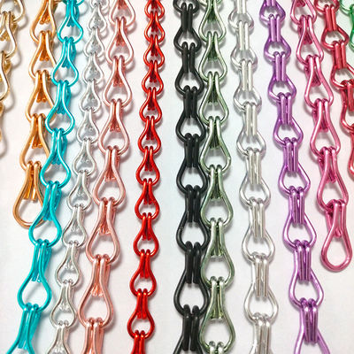 Customizable Aluminum Chain Link Curtain For Modern Curtain Pattern