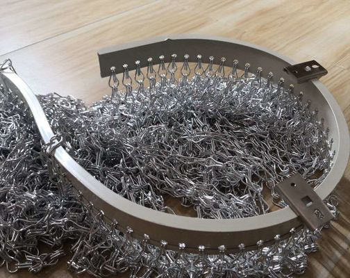 Aluminum Chain Type Good Ventilation Performance Interior Decoration Partition Ceiling