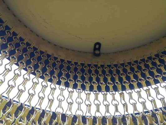 Aluminum Chain Type Good Ventilation Performance Interior Decoration Partition Ceiling