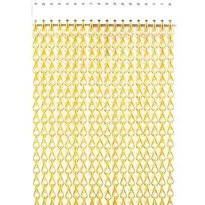 Durable Custom Aluminum Chain Fly Screen With Ventilation Insect Fly Screen Curtain