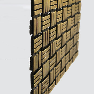 Eco Friendly Square Hole Decorative Wire Meshes For Furniture