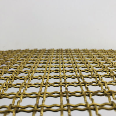 Square Hole Shape Eco Friendly 30m Silver Stainless Steel Decorative Wire Panels / Wire Mesh Facades
