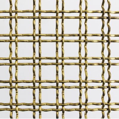 Square Hole Shape Eco Friendly 30m Silver Stainless Steel Decorative Wire Panels / Wire Mesh Facades