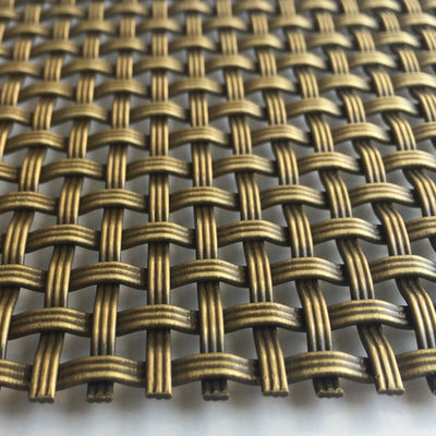 Custom Stainless Steel Metal Mesh Panels For Unique Hard Surface Decoration In Residential Commercial Interiors