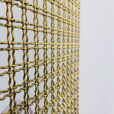 Customizable Brass Metal Mesh For Hard Decoration In Partition Cabinet Areas Offering Style And Durability