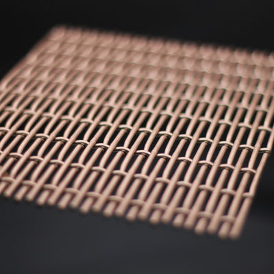 3mm Thickness Decorative Wire Mesh Grilles With Square Hole Shape