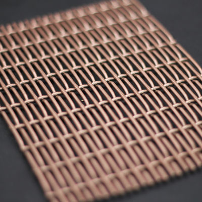 3mm Thickness Decorative Wire Mesh Grilles With Square Hole Shape
