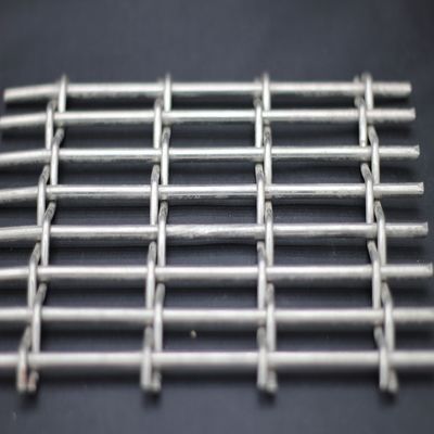Weft Pitch 15mm Customizable Wire Mesh Grilles In Silver Golden Black Colors