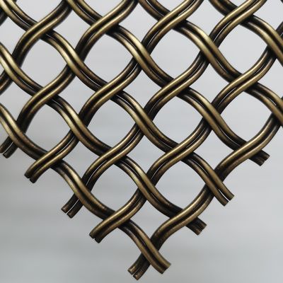 Customizable Cabinat Mesh Decorative Wire Grilles 52% Open Area