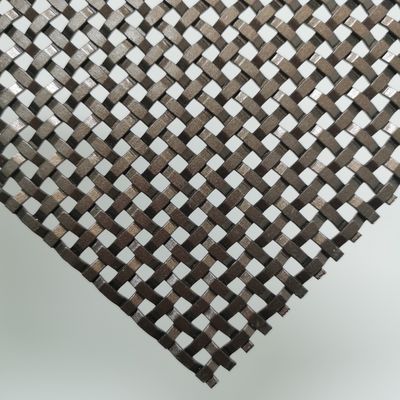 Stainless Steel Decorative Woven Wire Mesh Grilles For Architectural