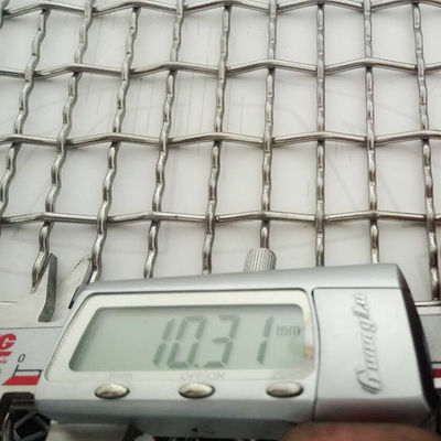 7mm Mesh Thickness Decorative Wire Mesh Grilles  Powder Coated