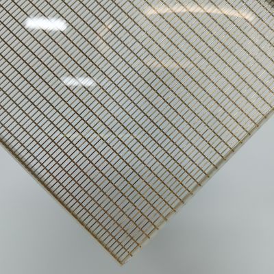 304 316L Stainless Steel Wire Mesh Laminated Glass With 21 Mesh