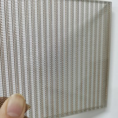 Gold Glass Laminated Wire Mesh 10-100 Mesh For Various Applications