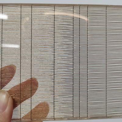High Tensile Strength Strength Decorative Wire Mesh Laminated Glass Fire Resistance A1