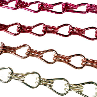 Aluminum 20mm Metal Chain Curtain Flexible Decorative Wire Mesh for Room Divide