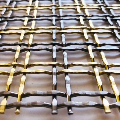 Sophisticated Stainless Steel Metal Mesh Mesh Thickness 3.3mm for Cabinet Doors