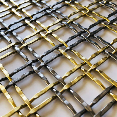 Sophisticated Stainless Steel Metal Mesh Mesh Thickness 3.3mm for Cabinet Doors