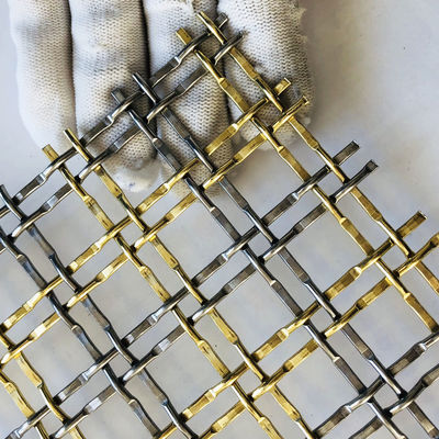 Sophisticated Stainless Steel Metal Mesh Mesh Thickness 3.3mm for Cabinet Doors
