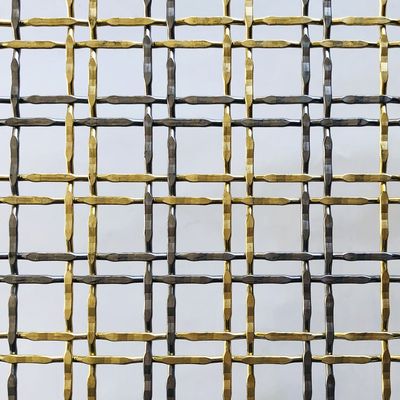 Sophisticated Stainless Steel Metal Mesh Mesh Thickness 3.3mm for Cabinet Doors