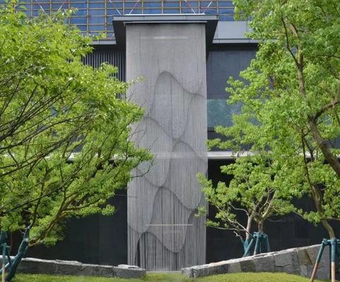 Landscape Design Metal Mesh Curtain For Dividers Separator