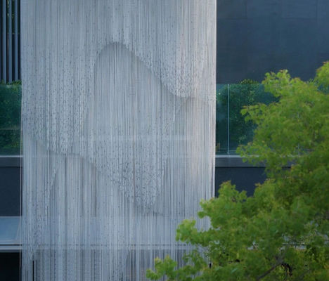 Landscape Design Metal Mesh Curtain For Dividers Separator