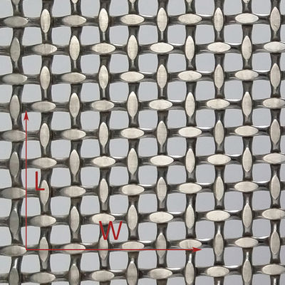 Architectural Wire Mesh For Ceiling Panels And Light Fixtures