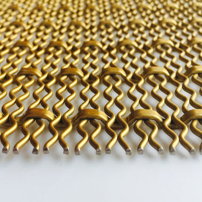 Architectural Wire Mesh For Ceiling Panels And Light Fixtures