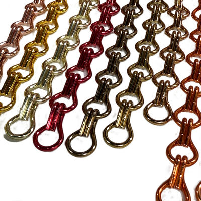 24mm Chain Distance Aluminium Chain Fly Screen Easy to Install Rails Fittings Included