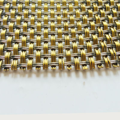 External Facades Decorative Wire Mesh For Cabinets In Long Lasting Stainless Steel