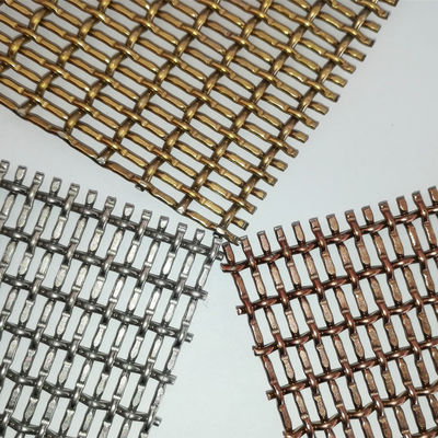Interior / Exterior Stainless Steel Mesh Panels Durable