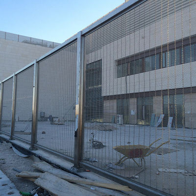 Stainless Steel Woven Wire Mesh Panels Reinforced Edge Treatment