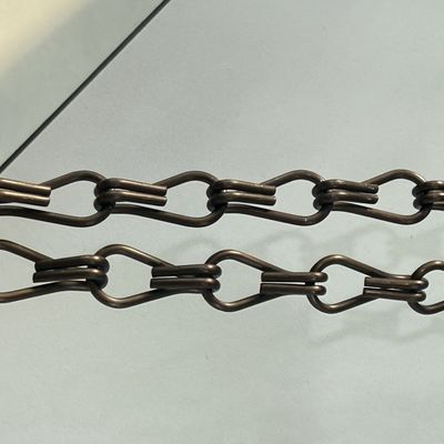 12mm*24mm Standard Size Aluminium Chain Fly Screen For Industrial
