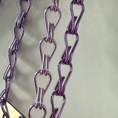 12mm*24mm Standard Size Aluminium Chain Fly Screen For Industrial
